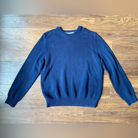 St Jon’s bay knitted blue navy sweater, quality mens wear vintage great sweater! - Picture 4 of 4